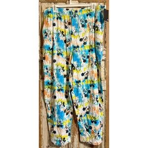 DISNEY Men's MICKEY MOUSE Cotton TIE DYE Pajama Sleep Pants - 3XL